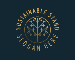 Gold Tree Sustainability logo design