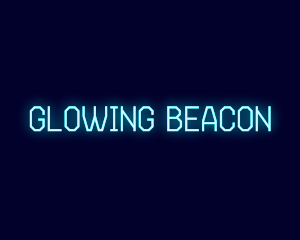 Neon Tech Glow logo design