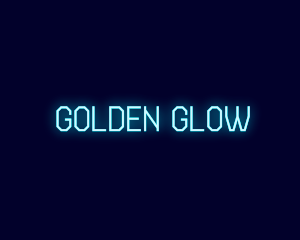 Neon Tech Glow logo design