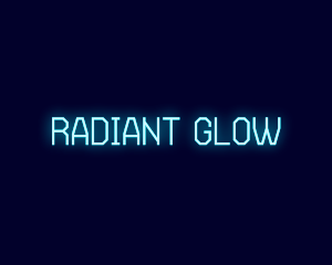 Neon Tech Glow logo design