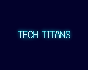 Neon Tech Glow logo