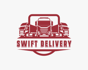 Trucking Freight Delivery logo design