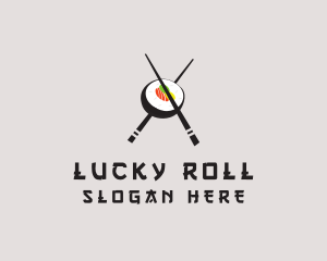 Maki Roll Bowl logo design