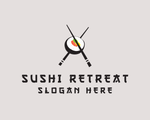 Maki Roll Bowl logo design