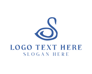 Blue Swan Monoline Logo