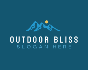 Mountain Alpine Valley logo design