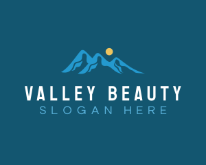 Mountain Alpine Valley logo design