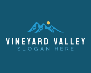 Mountain Alpine Valley logo design