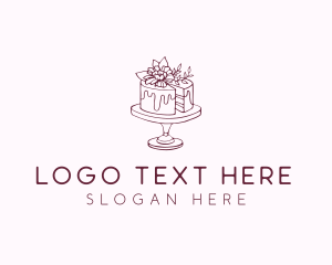 Floral Cake Bakery logo