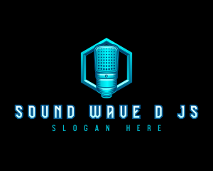 Studio Audio Microphone logo design