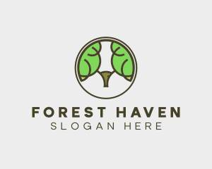 Ram Tree Forest  logo design