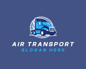 Delivery Truck Logistics logo design