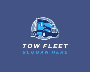 Delivery Truck Logistics logo design