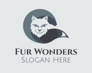 Smug Fox Tail Circle logo