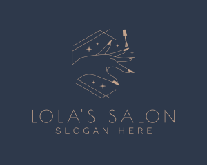 Cosmetic Manicure Salon logo design