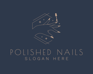 Cosmetic Manicure Salon logo design