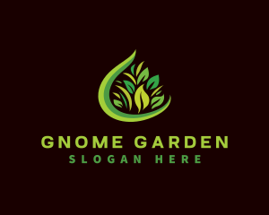 Grass Leaf Garden logo design