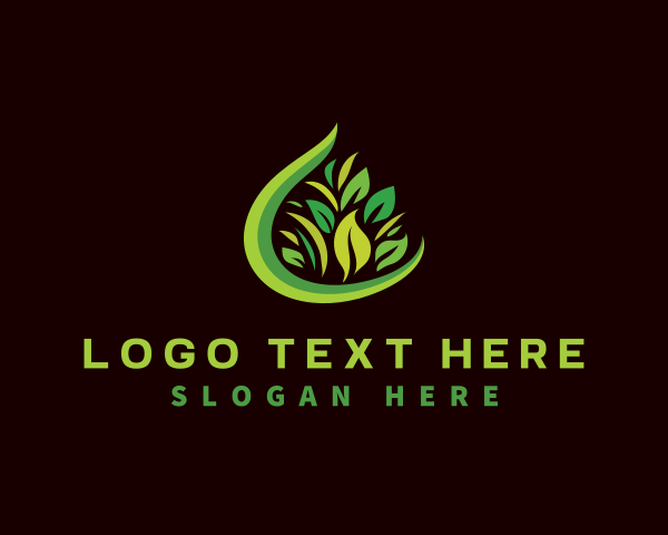 Vegetation logo example 4