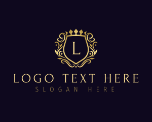 Luxury Shield Crown logo