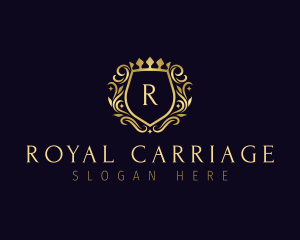 Luxury Shield Crown logo design