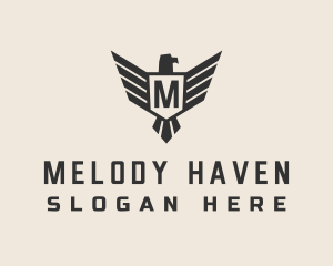 Military Falcon Aviation Logo