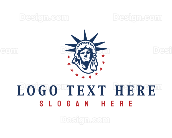 Statue of Liberty America Logo