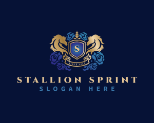 Stallion Rose Royalty logo design