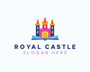 Kindergarten Castle Educational logo design