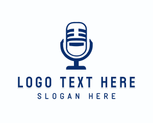 Microphone Radio Broadcasting logo