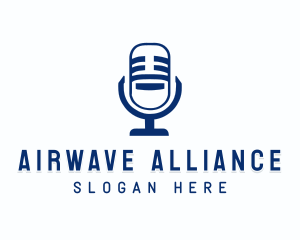 Microphone Radio Broadcasting logo