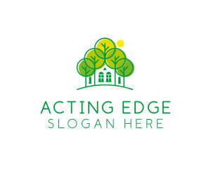 Green Forest House logo design