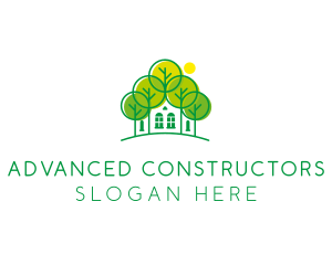 Green Forest House logo design