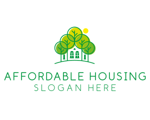 Green Forest House logo design