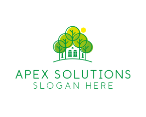 Green Forest House logo design