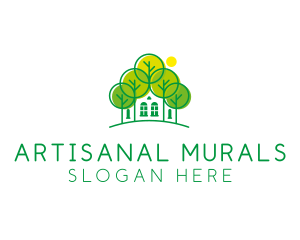 Green Forest House logo design