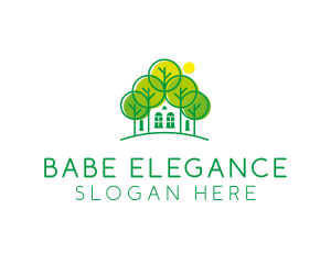 Green Forest House logo design