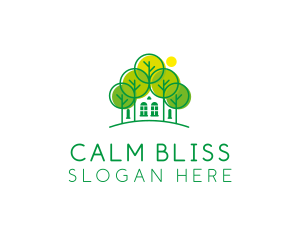 Green Forest House logo design