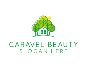 Green Forest House logo design