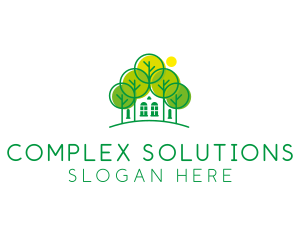 Green Forest House logo design