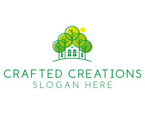 Green Forest House logo design