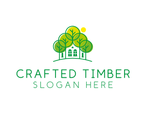 Green Forest House logo design