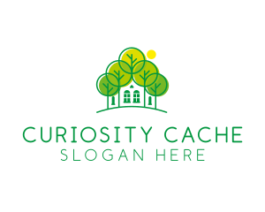 Green Forest House logo design