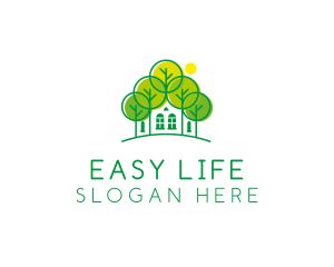 Green Forest House logo design