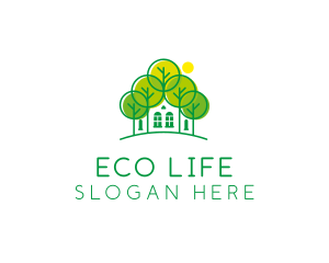 Green Forest House logo design