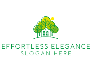 Green Forest House logo design