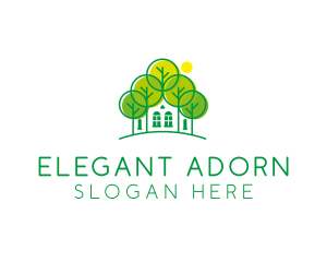 Green Forest House logo design