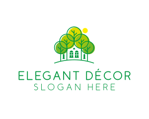 Green Forest House logo design