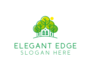 Green Forest House logo design