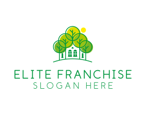 Green Forest House logo design