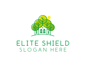 Green Forest House logo design